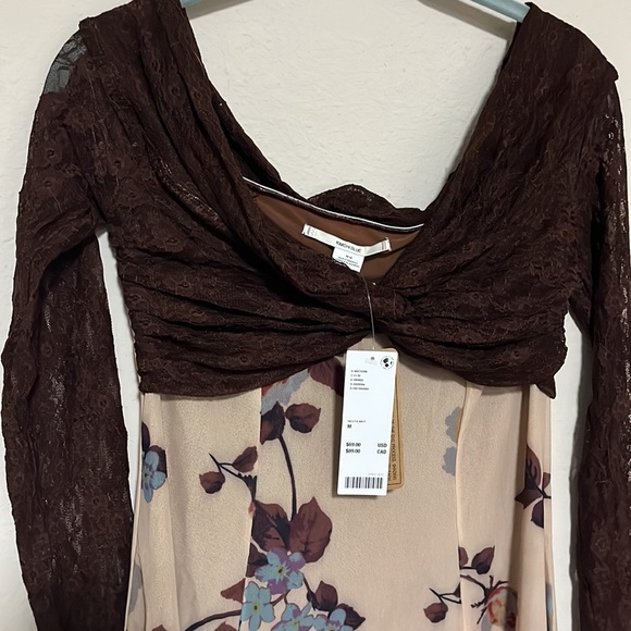 Kimchi Blue Sydney Off The Shoulder Mini Dress - Picture 4 of 6